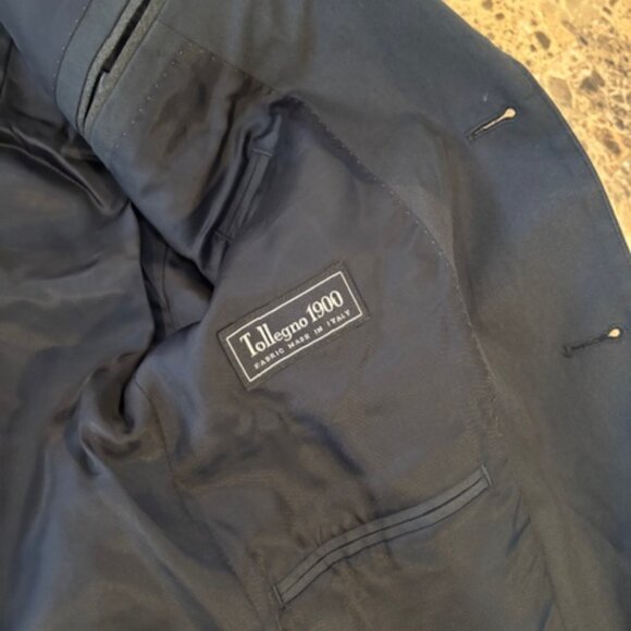 Men's J Crew Blue Blazer Size 40R - Picture 3 of 3